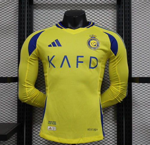 Al Nassr 2024-2025 Home Kit Long Sleeve