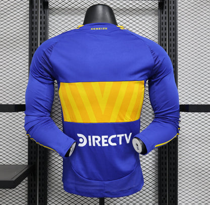 Boca Juniors 2024-2025 Home Kit Long Sleeve